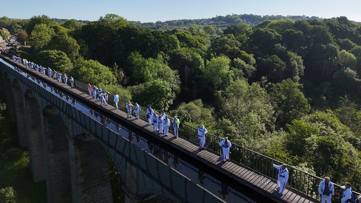 ⓇⒾⒹⒺ CYMRU MCC and the Evel Knievels charity event (@ridecymru) on Twitter photo Cymru Knievels across the Pontcysyllte Aqueduct awaiting the family of legend Evel Knievel. This years 2025 event reached new heights - literally! <a href="/wrexham/">Wrexham.com</a>
£295,000 raised for charity since 2012 - Being Evel for a Good Cause. <a href="/evelknievel/">Evel Knievel</a> <a href="/NSPCC/">NSPCC</a> Cymru Knievels across the Pontcysyllte Aqueduct awaiting the family of legend Evel Knievel. This years 2025 event reached new heights - literally! <a href="/wrexham/">Wrexham.com</a>
£295,000 raised for charity since 2012 - Being Evel for a Good Cause. <a href="/evelknievel/">Evel Knievel</a> <a href="/NSPCC/">NSPCC</a>