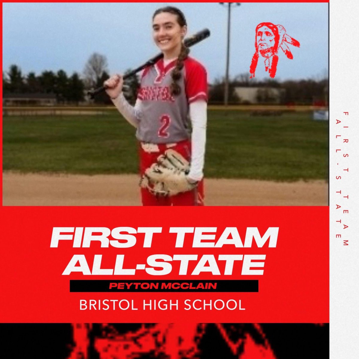 Shoutout to <a href="/Peyton06_2027/">Peyton McClain</a> for making 1st Team All State.