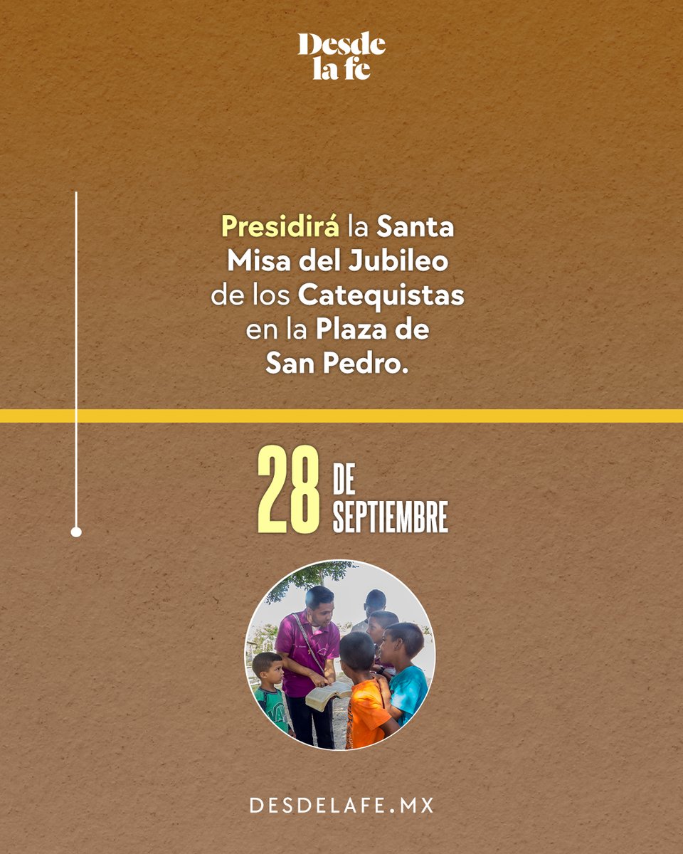 El Papa León XIV ha anunciado algunos eventos importantes para el mes de agosto y septiembre. 

Los jóvenes celebrarán junto con el Papa dos momentos muy importantes junto con la canonización de dos santos. 

desdelafe.mx/noticias/la-vo…