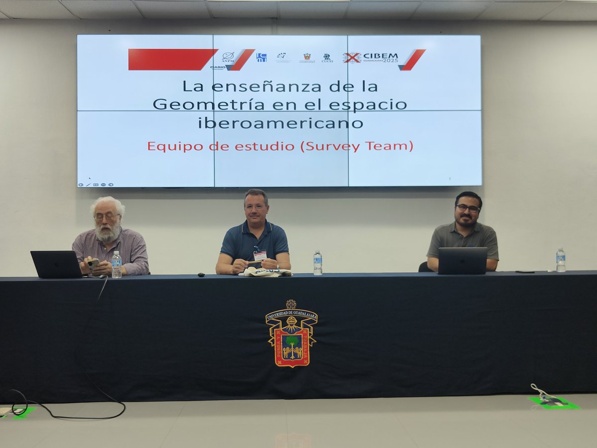 Agustín Carrillo (@carrillo_ag) on Twitter photo Survey Team sobre la enseñanza de la geometría en el espacio iberoamericano con participación de Jaime Carvalho, <a href="/JulioMates/">Julio R. Taboada</a> y Rubén Águeda Survey Team sobre la enseñanza de la geometría en el espacio iberoamericano con participación de Jaime Carvalho, <a href="/JulioMates/">Julio R. Taboada</a> y Rubén Águeda