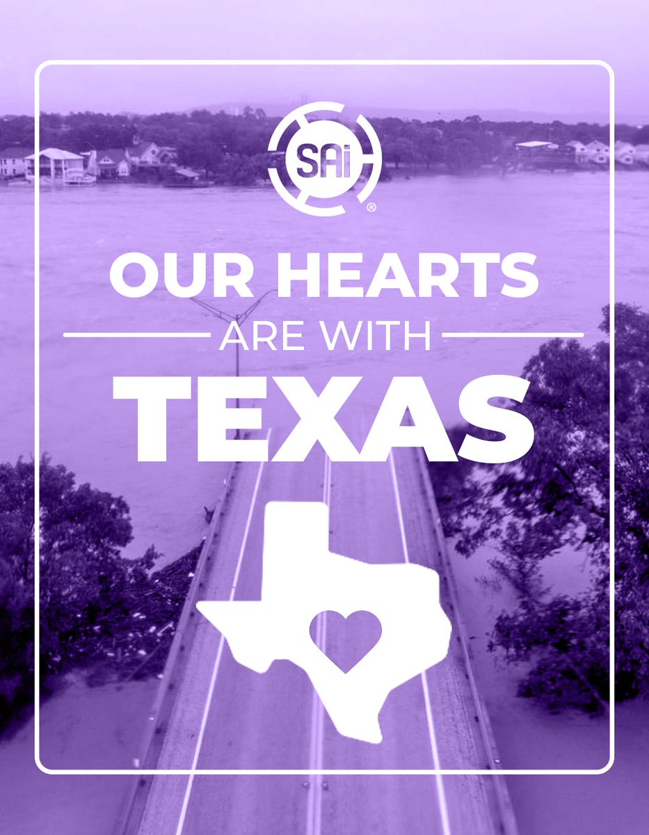 To our customers in South-Central Texas,

The well-being of our customers and partners is a top priority. If your business has been affected by the flooding, please know that our team is on standby ready to support you in any way we can.

Stay safe,
– SAi