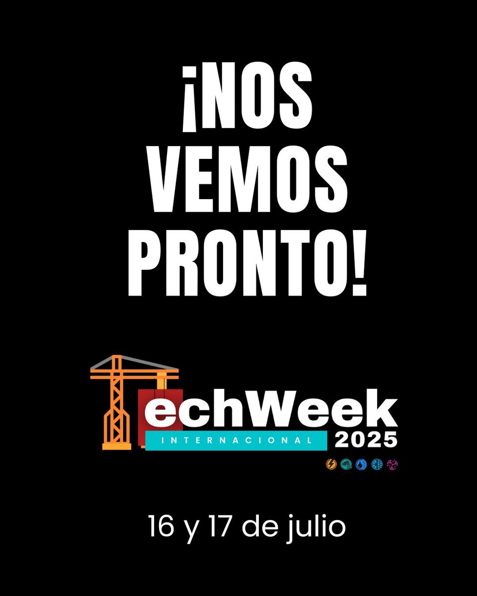 📣 ¡Estamos a días!

TechWeek 2025 está por comenzar y todo está listo para recibirte.

🗓️ 16 y 17 de julio · CDMX
👉 Regístrate ya: bit.ly/4jYD1SO

#CuentaRegresivaTechWeek #TechWeek2025 #AmericAC
