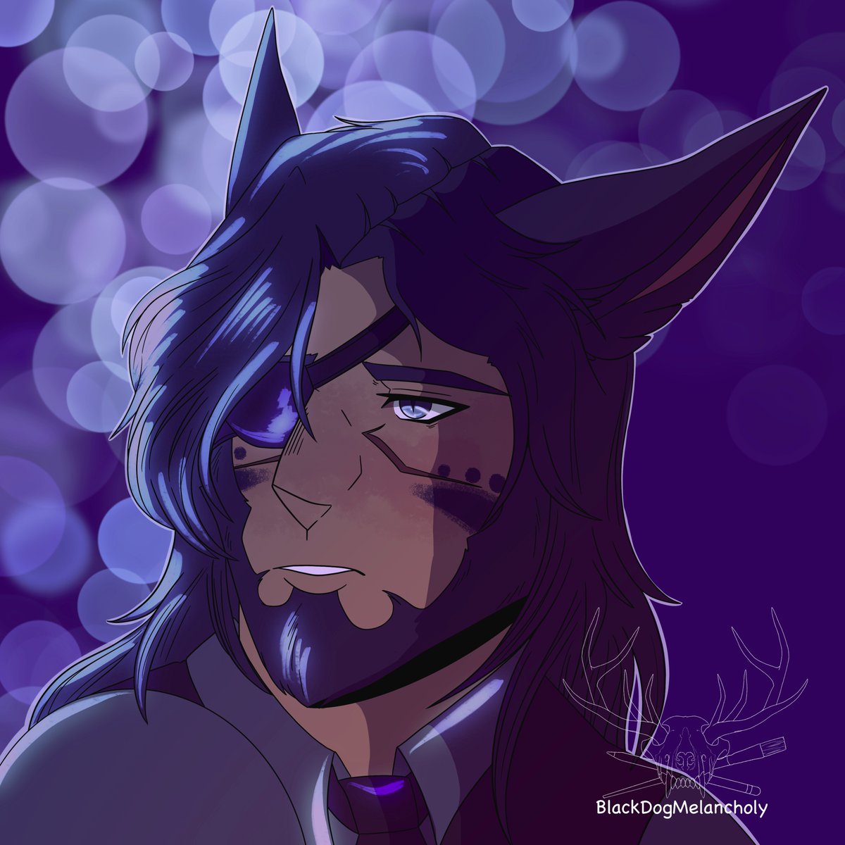BlackDog_MC's tweet photo. Quick but also partially lazy icon for my boi, I just wanted to get something made https://t.co/cfBP8DIWvV