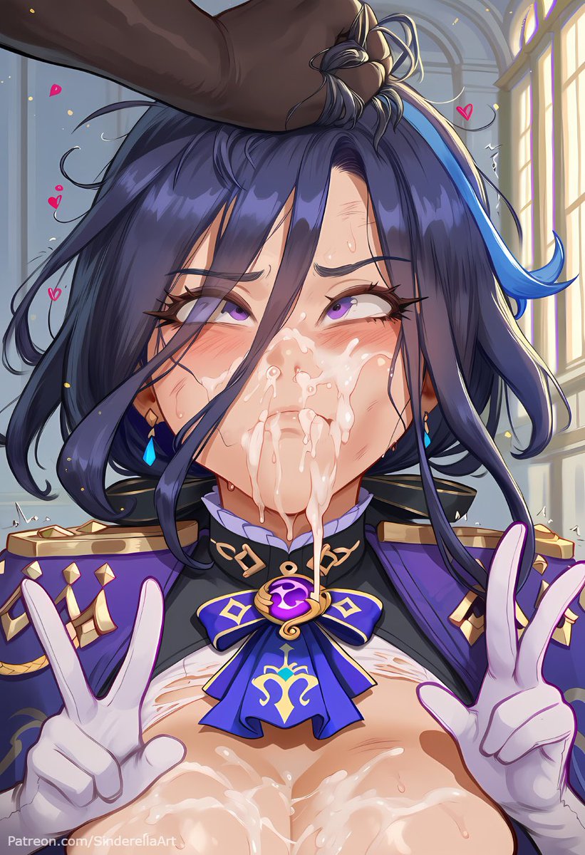 The_MercifulPWD's tweet image. Clorinde gulping down BBC spunk ✌🏻🤤✌🏻
Artist: @SinderellaArt_ 💕