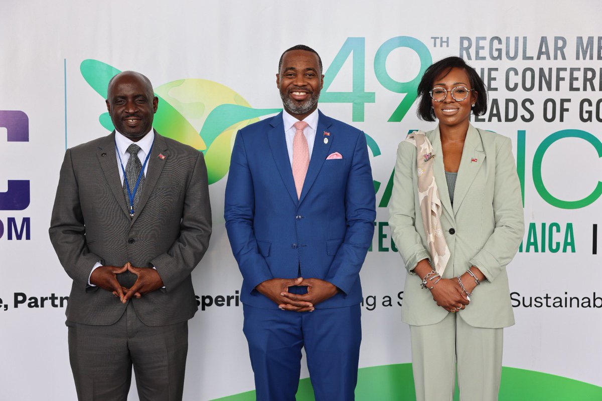 BermudaPremier's tweet image. The Bermuda Delegation and I joined regional leaders on Day 2 of CARICOM’s 49th Regular Meeting as countries discussed regional security, local food production and climate resilience. The sessions reflected our shared commitment to people, partnerships and prosperity, and the…