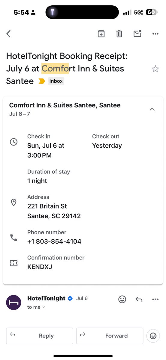 VICALLEN's tweet photo. @AshleyShyMiller @ChoiceHotels 
Worse experience ever at your Santee SC location https://t.co/NEHqLu9NRh