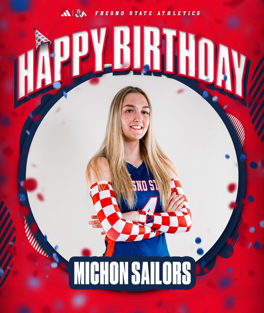FresnoStateVB's tweet image. Happy Birthday, Michon‼️🥳 

#DoHardBetter