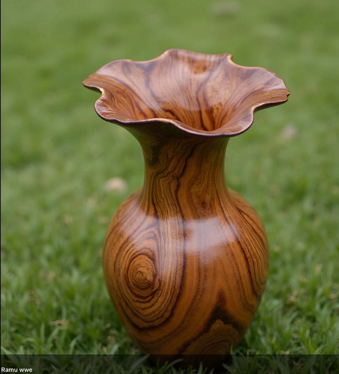 wrwassociation's tweet image. Nice simple walnut relief. Three nice turned pieces not too sure of the woods used on the first two