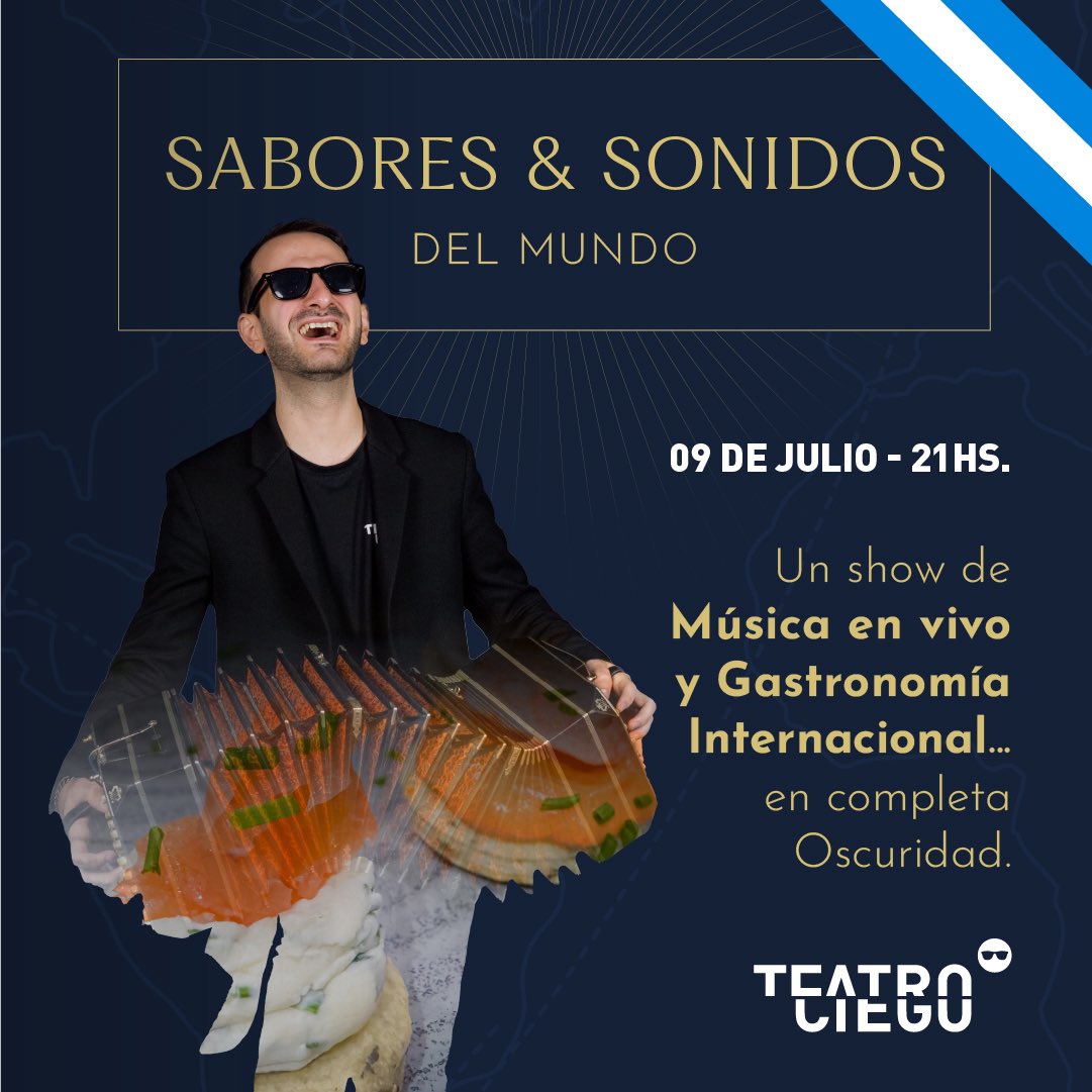 ¡Vení a vivir un 9 de Julio diferente! 🇦🇷 Traé tu escarapela y sumate a los festejos 🌟 Podes sacar tus entradas en 👉 teatrociego.org/carteleratc/