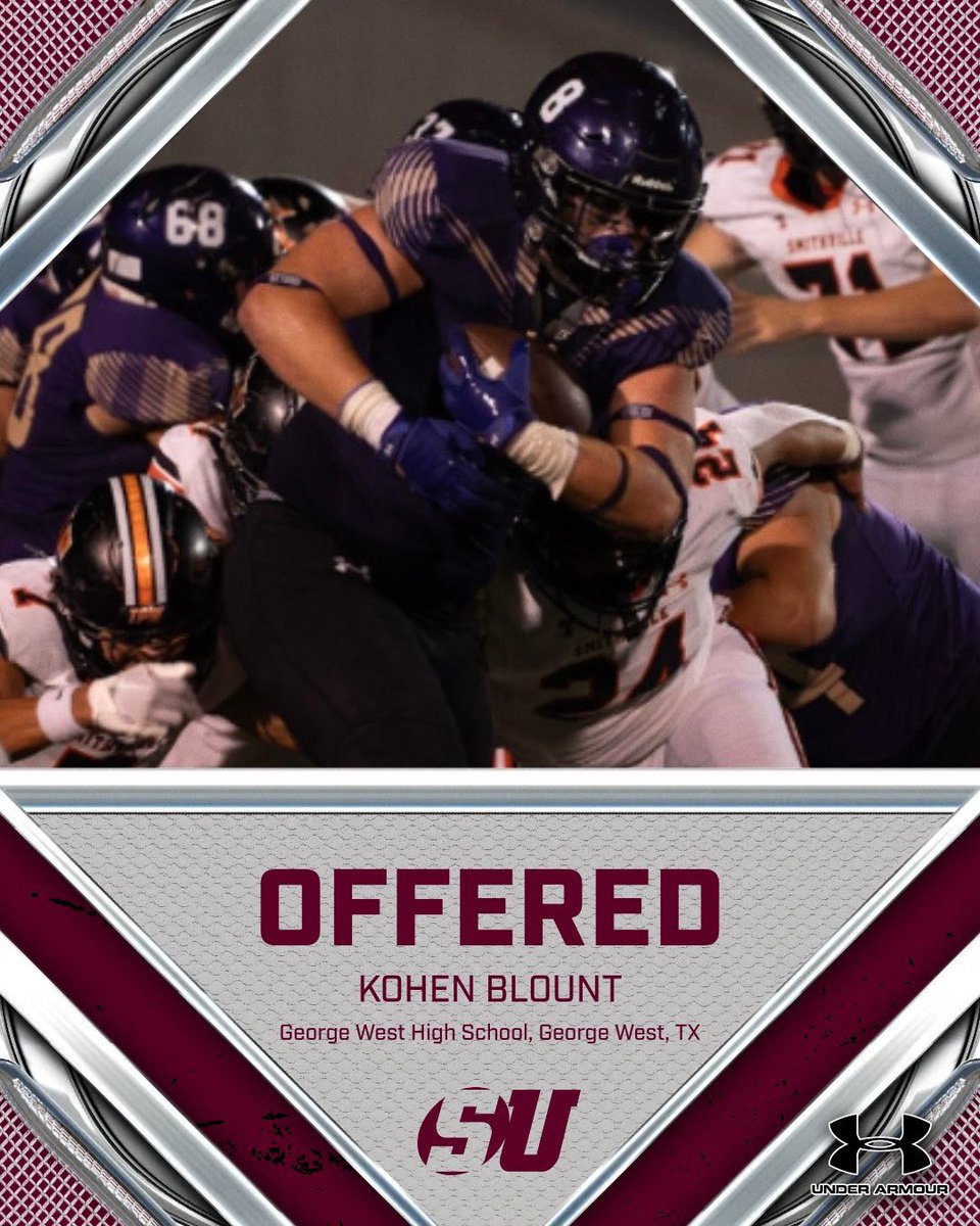 Kohen Blount (@kohen_blount) on Twitter photo After a great conversation with <a href="/CoachZ_SU/">Cody Zwernemann</a> I am blessed to receive my first offer from Schreiner university. <a href="/coachkeithallen/">Keith Allen</a>
<a href="/SchreinerFB/">Schreiner Football</a>
#AGTG After a great conversation with <a href="/CoachZ_SU/">Cody Zwernemann</a> I am blessed to receive my first offer from Schreiner university. <a href="/coachkeithallen/">Keith Allen</a>
<a href="/SchreinerFB/">Schreiner Football</a>
#AGTG