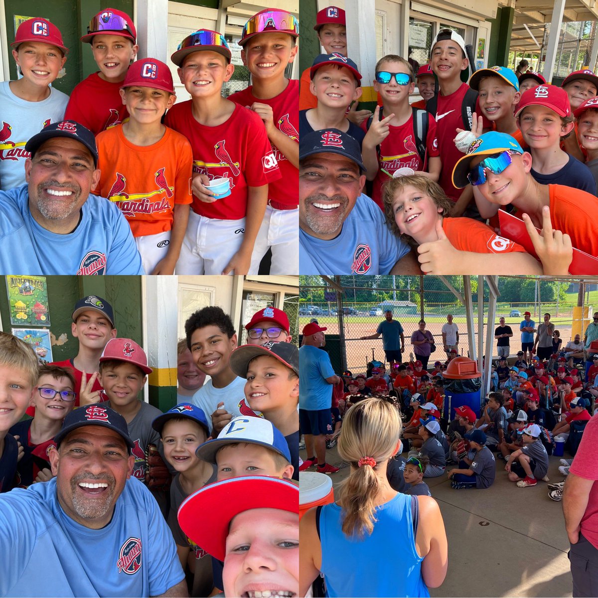 BengieMolina1's tweet image. 🗣️🗣️AFFTON you guys were so AMAZING and so much fun 🤩 and also very HOT 🥵
VAAAMMMOOOSSS!!⚾️
Blessings y’all!!🙏🏽
#cardinalskidsclinic ⚾️
@Cardinals @cardenales 🔥