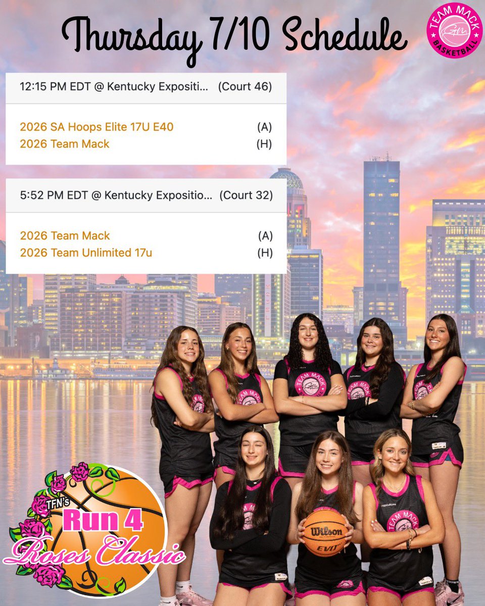Kate Marker (@kate_marker21) on Twitter photo Can’t wait to play at Run for the Roses this week with <a href="/TeammackBball/">TeamMackBasketball</a>! Here’s the schedule for our first two games! Can’t wait to play at Run for the Roses this week with <a href="/TeammackBball/">TeamMackBasketball</a>! Here’s the schedule for our first two games!