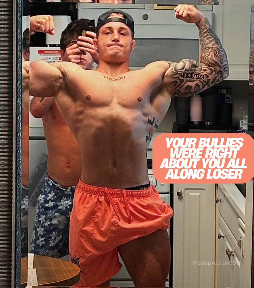 Your bullies were right about you, and all you can do now is humbly thank them with cash 💸 💰 🧎‍♂️