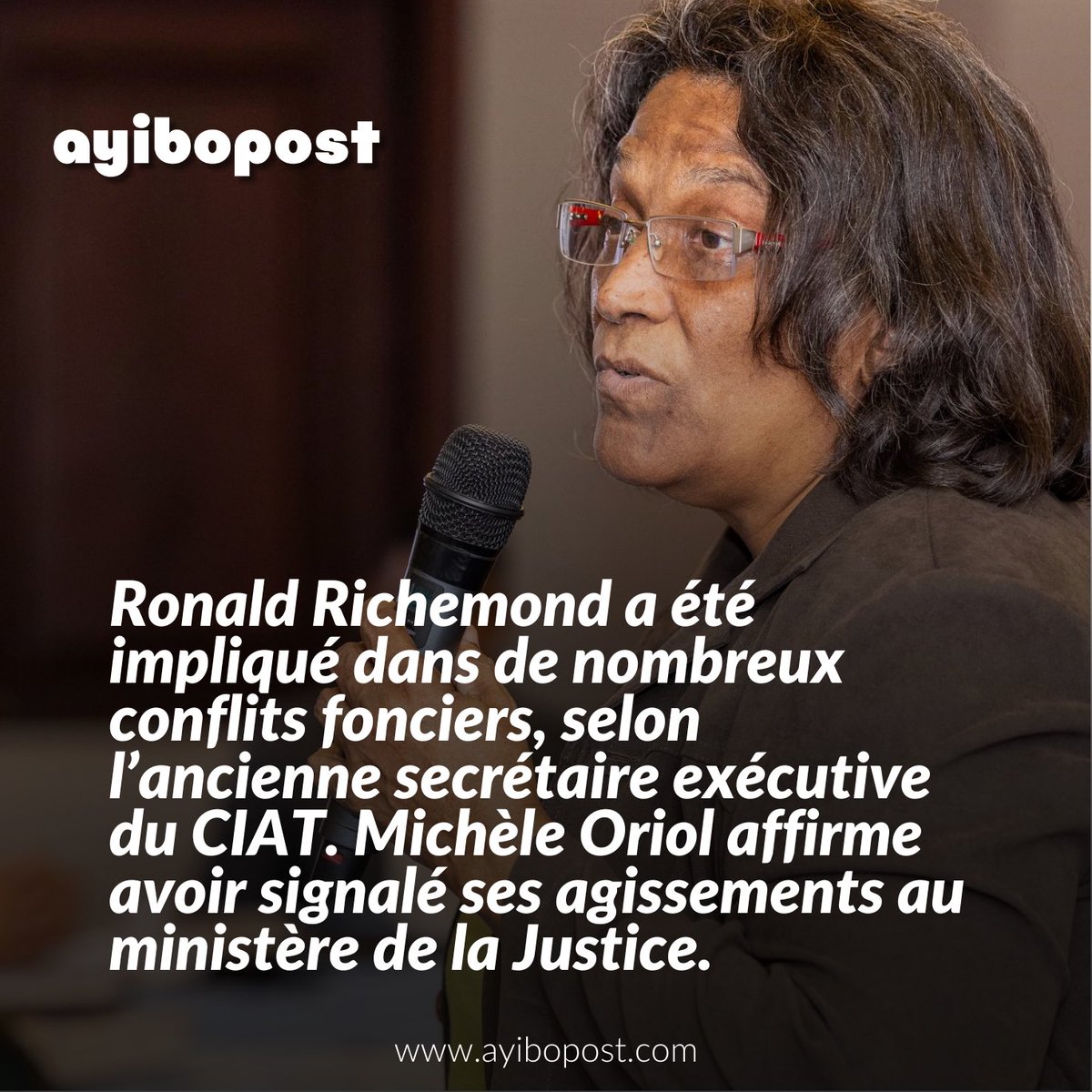 AyiboPost (@ayibopost) on Twitter photo Jointe par <a href="/FbdnStories/">Forbidden Stories</a> , la sociologue Michèle Oriol explique que la ville des Cayes est la juridiction où l’on recense le plus de litiges fonciers dans le pays, « notamment parce que les archives de la Direction générale des Impôts ont été détruites par un incendie en 2010 ». Jointe par <a href="/FbdnStories/">Forbidden Stories</a> , la sociologue Michèle Oriol explique que la ville des Cayes est la juridiction où l’on recense le plus de litiges fonciers dans le pays, « notamment parce que les archives de la Direction générale des Impôts ont été détruites par un incendie en 2010 ».