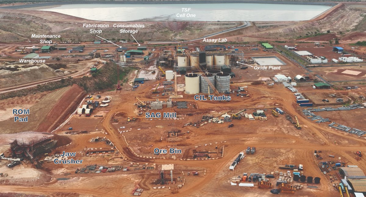 Orezone $ORE.TO $ORZCF announced Q2-2025 production from the Bombore Gold Mine of 27,548oz Au and revenue of US$94.3M. 

Also, the Stage 1 hard rock expansion remains on-track for commissioning and first gold pour in Q4-2025 

Read the full release here: bit.ly/4kwHziT