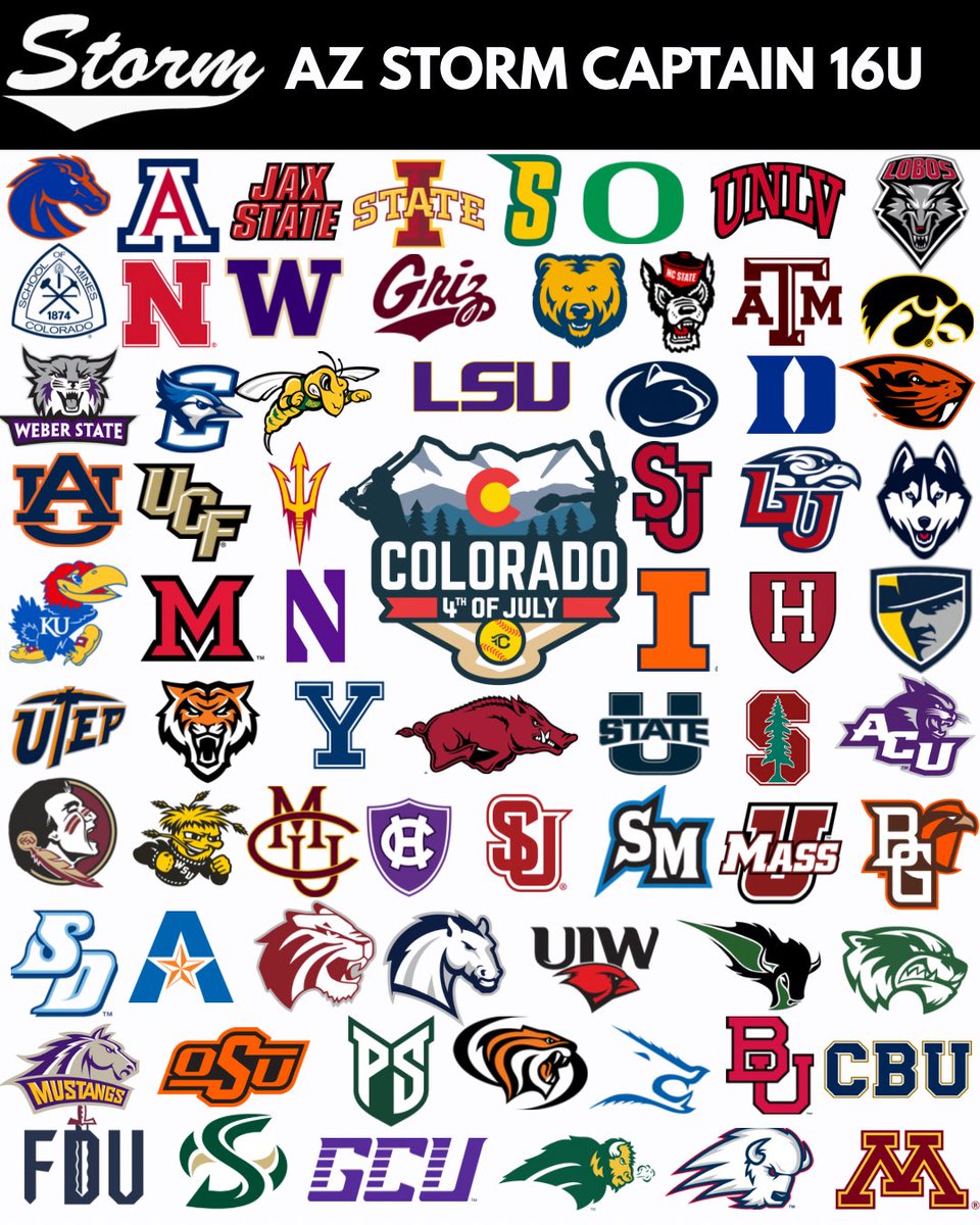 We truly appreciate the time and attention the college coaches gave us while watching our games in Colorado. It meant a lot to have you there.
THANK YOU!!