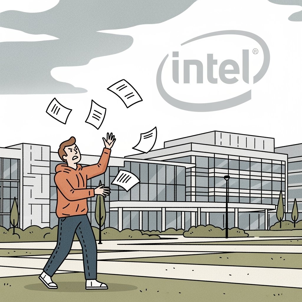 joeyjanisheck's tweet image. Intel chopped jobs with a cruel blade,
In Oregon’s tech circus parade.
Five hundred plus got the boot,
Left their desks in deep pursuit,
Now execs toast cuts made on the trade.

#IntelLayoffs #TechJobCuts #SiliconSlashed #OregonTech