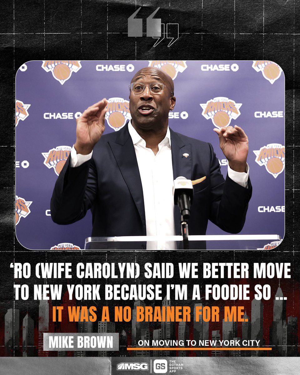 KnicksMSGN's tweet image. What restaurant recommendations do you have for Coach Brown? 👇