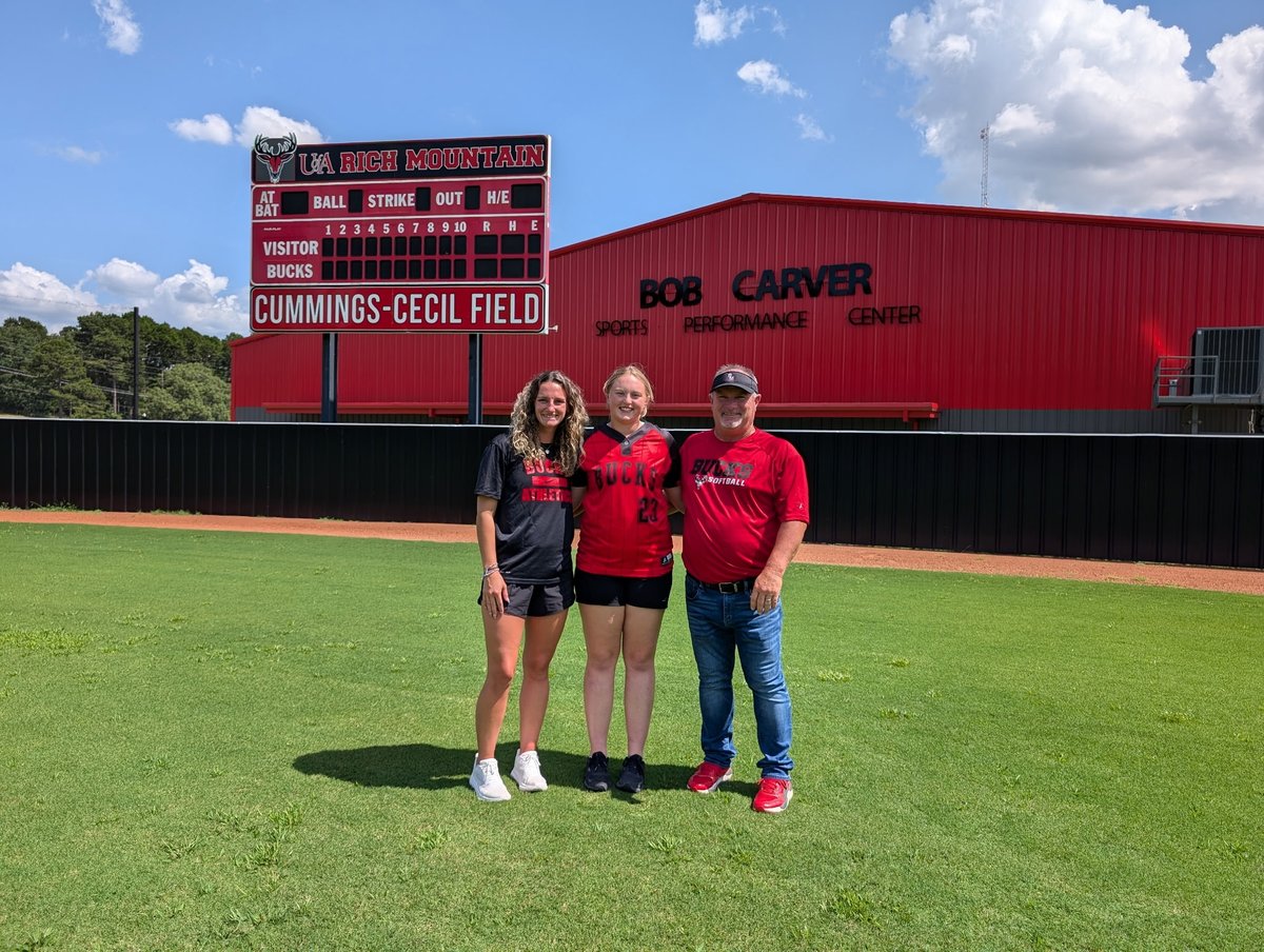 HannahSybert's tweet image. I am beyond excited to announce my verbal commitment to continue my athletic and academic career at the University of Arkansas Rich Mountain. I would like to thank Coach Nealy, Coach Wideman, and Coach McMillan for giving me this opportunity . #defendthemountain
