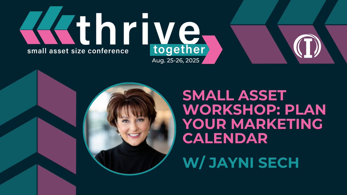 Feeling stuck on what to post next? 😅 Join Jayni Sech at ICUL's Small Asset Size Conference for a marketing workshop built for small CUs! 📅 Simplify your strategy, stay consistent, and connect with members all year. 🌟 Let's thrive together: ow.ly/FEw250WmxpV.