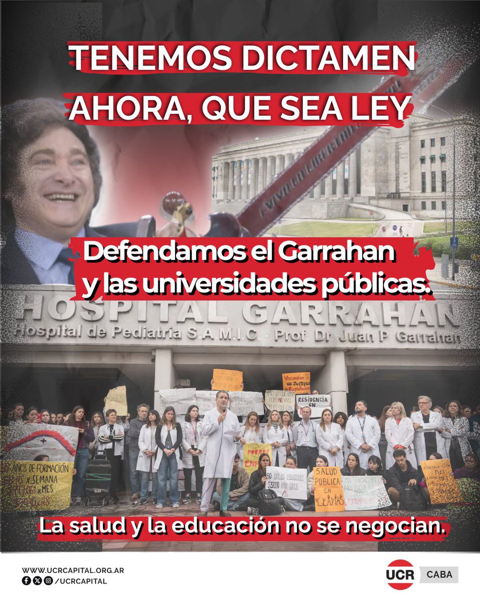 Tenemos dictamen, ahora que sea ley.

En defensa de la salud y la educación. Siempre.