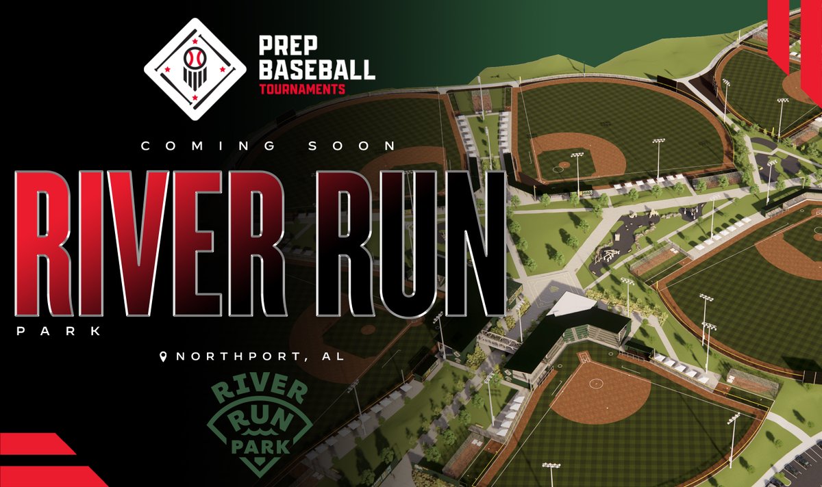 Prep Baseball Tournaments (@pbrtournaments) on Twitter photo ๐ ๐๐ผ๐บ๐ถ๐ป๐ด ๐ฆ๐ผ๐ผ๐ป: ๐ฅ๐ถ๐๐ฒ๐ฟ ๐ฅ๐๐ป ๐ฃ๐ฎ๐ฟ๐ธ ๐๏ธ
Fully equipped with 9๏ธโฃ turf fields for baseball and softball, River Run Park in Northport, Alabama is set to open next month. <a href="/PrepBaseballAL/">Prep Baseball Alabama</a>
๐ loom.ly/7q-3OV8 | @PrepBaseball ๐ ๐๐ผ๐บ๐ถ๐ป๐ด ๐ฆ๐ผ๐ผ๐ป: ๐ฅ๐ถ๐๐ฒ๐ฟ ๐ฅ๐๐ป ๐ฃ๐ฎ๐ฟ๐ธ ๐๏ธ
Fully equipped with 9๏ธโฃ turf fields for baseball and softball, River Run Park in Northport, Alabama is set to open next month. <a href="/PrepBaseballAL/">Prep Baseball Alabama</a>
๐ loom.ly/7q-3OV8 | @PrepBaseball