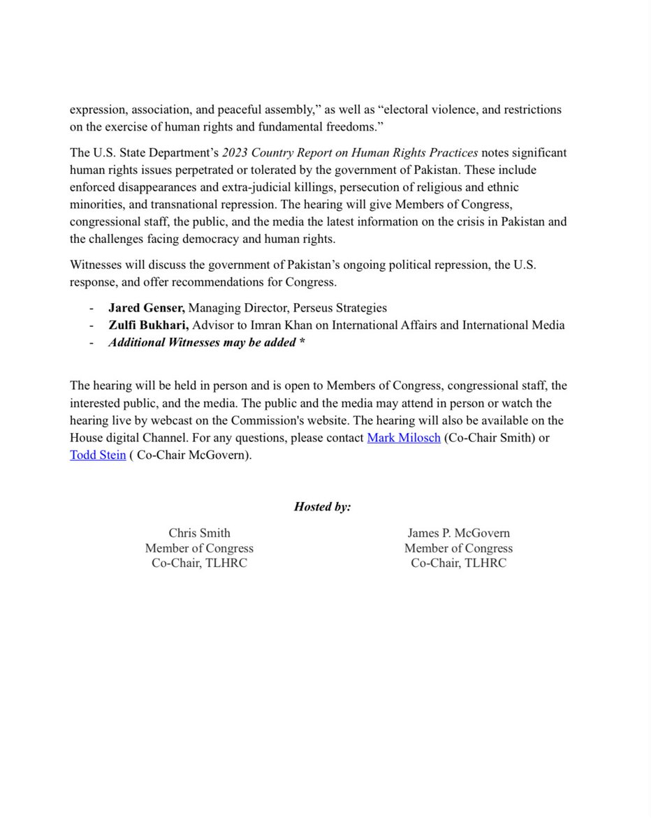 PakistaniAmericanPAC (@pakpac) on Twitter photo PAKPAC is proud to announce that thanks to our efforts over the past year the House’s <a href="/TLHumanRights/">Tom Lantos Human Rights Commission</a> Commission will hold a hearing on political repression and human rights abuses in Pakistan
We look forward to the hearing next Tuesday PAKPAC is proud to announce that thanks to our efforts over the past year the House’s <a href="/TLHumanRights/">Tom Lantos Human Rights Commission</a> Commission will hold a hearing on political repression and human rights abuses in Pakistan
We look forward to the hearing next Tuesday