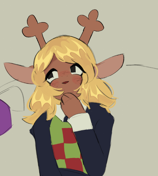 septimalrye's tweet image. #wip #noelleholiday #deltarune
ermmmmmmmm i like coloring hair actually