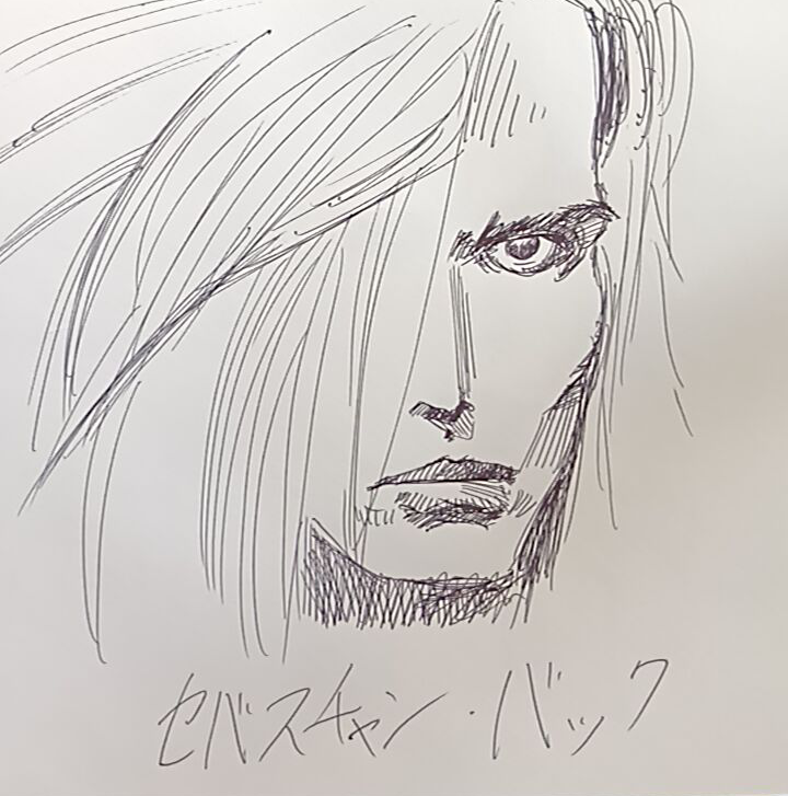 RkjWgmdEXzzINjz's tweet photo. セバスチャン・バックいっぱつ描き。
#イラスト #illustration #ラクガキ #ロック #音楽 #いっぱつ描き #セバスチャンバック #Sebastia... https://t.co/HhB652Rjac https://t.co/SuHE3KPWvB