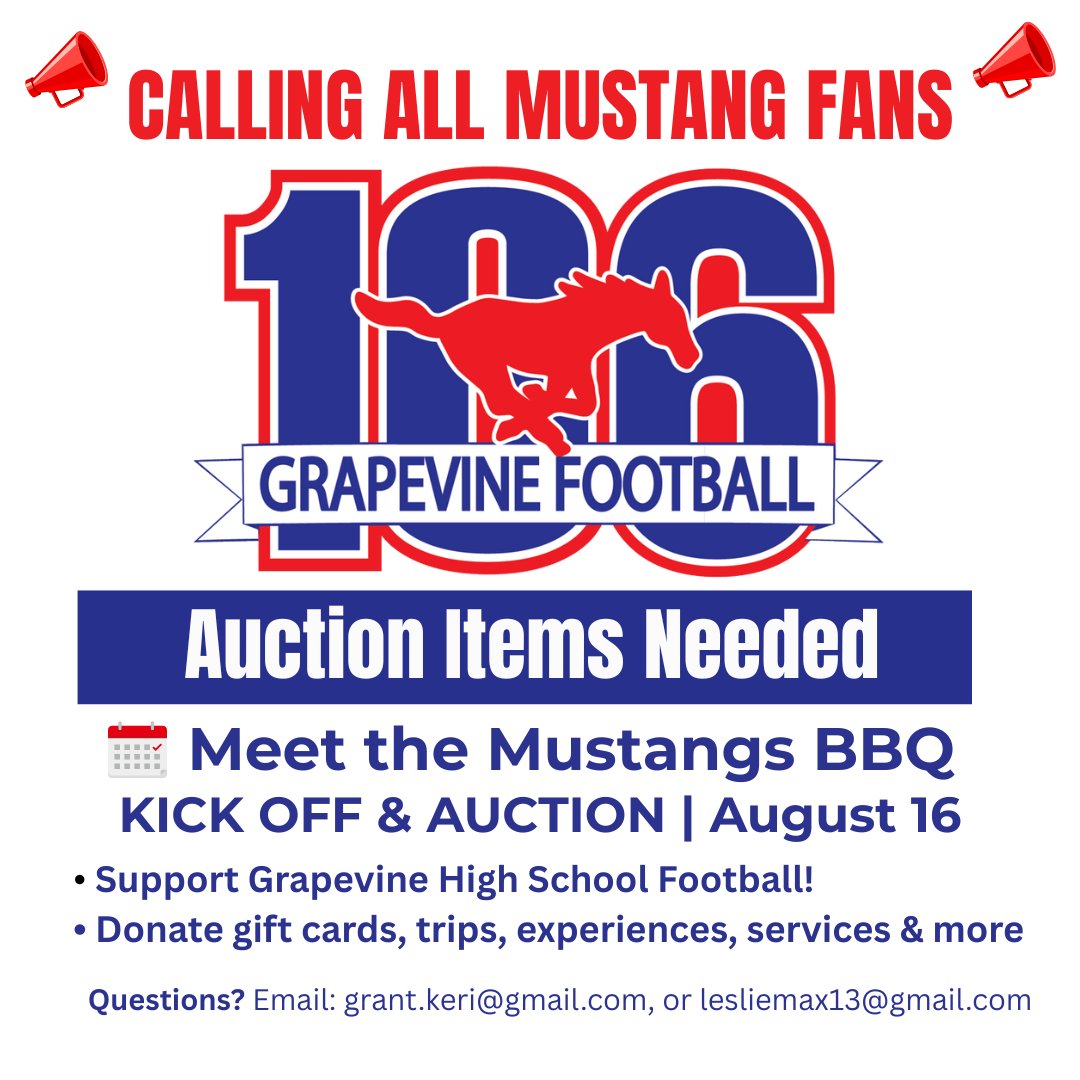 Grapevine Mustangs Football Booster Club (@ghsfbbooster) on Twitter photo 