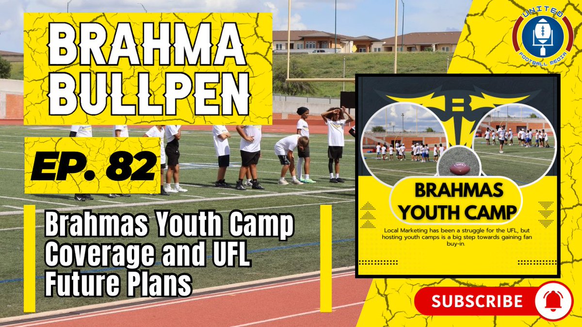 Bullpen (@sabrahmabullpen) on Twitter photo Need some off-season content? Join us as we share some interviews and coverage from <a href="/XFLBrahmas/">San Antonio Brahmas</a> Youth camp
Special thanks to <a href="/CoachMBullock/">๐๐จ๐๐๐ก ๐๐๐ญ๐ญ๐ก๐๐ฐ ๐๐ฎ๐ฅ๐ฅ๐จ๐๐ค</a>, <a href="/CoachPardee/">Payton Pardee</a>, and <a href="/DDykemanUFL/">David Dykeman</a> for the hospitality allowing <a href="/The_UFM/">United Football Media</a> to participate in this great event ๐ก๐คโซ๏ธ
youtu.be/ajpEy9ODAsE?siโฆ Need some off-season content? Join us as we share some interviews and coverage from <a href="/XFLBrahmas/">San Antonio Brahmas</a> Youth camp
Special thanks to <a href="/CoachMBullock/">๐๐จ๐๐๐ก ๐๐๐ญ๐ญ๐ก๐๐ฐ ๐๐ฎ๐ฅ๐ฅ๐จ๐๐ค</a>, <a href="/CoachPardee/">Payton Pardee</a>, and <a href="/DDykemanUFL/">David Dykeman</a> for the hospitality allowing <a href="/The_UFM/">United Football Media</a> to participate in this great event ๐ก๐คโซ๏ธ
youtu.be/ajpEy9ODAsE?siโฆ