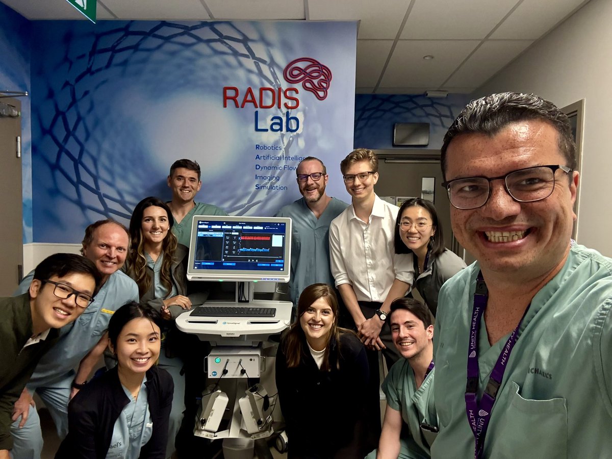 RADIS lab (@radis_lab) on Twitter photo Thrilled to add the <a href="/NeuraSignal/">NeuraSignal</a> #Robotic #TCD to the RADIS Lab’s tech toolbox! 🧰🧠 Big thanks to CEO Robert Hamilton for sparking great ideas with the team. Next stop: pushing #neurovascular innovation even further! 🚀 #Robotics #Collaboration <a href="/vitorpereiracan/">Vitor Mendes Pereira</a> <a href="/NMCancelliere/">Nicole Cancelliere</a> Thrilled to add the <a href="/NeuraSignal/">NeuraSignal</a> #Robotic #TCD to the RADIS Lab’s tech toolbox! 🧰🧠 Big thanks to CEO Robert Hamilton for sparking great ideas with the team. Next stop: pushing #neurovascular innovation even further! 🚀 #Robotics #Collaboration <a href="/vitorpereiracan/">Vitor Mendes Pereira</a> <a href="/NMCancelliere/">Nicole Cancelliere</a>