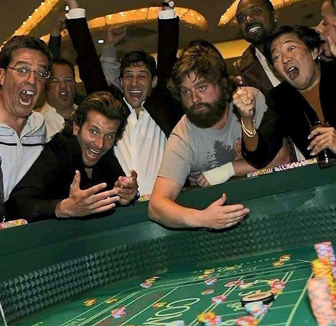 PlaySpinQuest's tweet image. The Hangover 4: Coming soon to a Social Casino near YOU! #casino #craps #thehangover