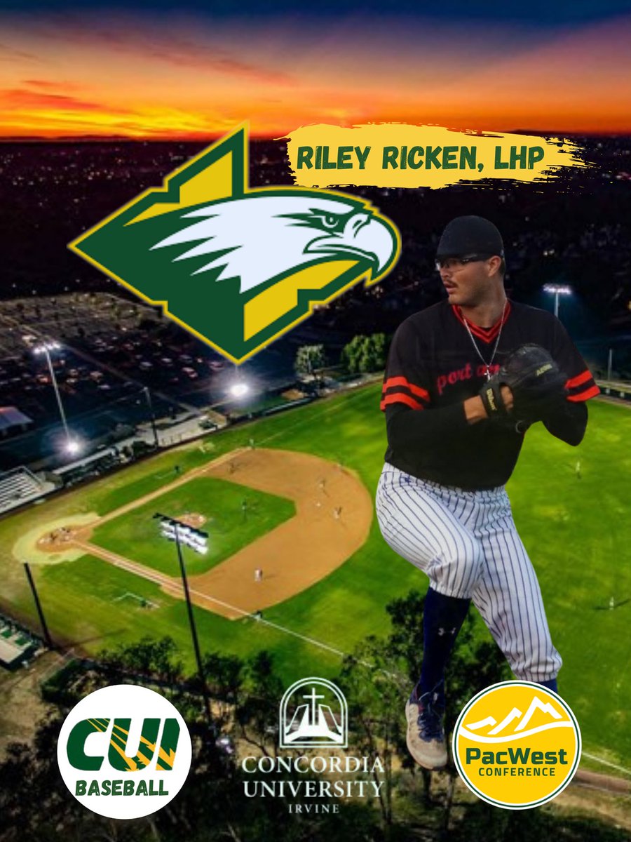 Riley Ricken (@rileyricken21) on Twitter photo I have officially committed to play baseball at Concordia University Irvine. I would like to thank my family, Coach Turgeon, and God for this opportunity. Go Golden Eagles! <a href="/CUIBASEBALL/">CUI Baseball</a> I have officially committed to play baseball at Concordia University Irvine. I would like to thank my family, Coach Turgeon, and God for this opportunity. Go Golden Eagles! <a href="/CUIBASEBALL/">CUI Baseball</a>
