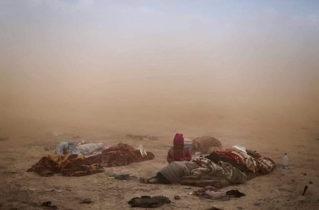 الى السوري الآمريكي الذي يرفع صور ترامب في دمشق ويتغنى 
لو كنت تملك ذرة من الأخلاق او الكرامة مارفعت تلك الصورة
وانت تعلم علم اليقين أن ترامب غارق بدماء سكان الباغوز في شرق سوريا وقتل منهم الالأف في ضربات جوية 
وتلك الصورة جزء بسيط من تلك المجازر
لطفل جالس بين جثامين اهله