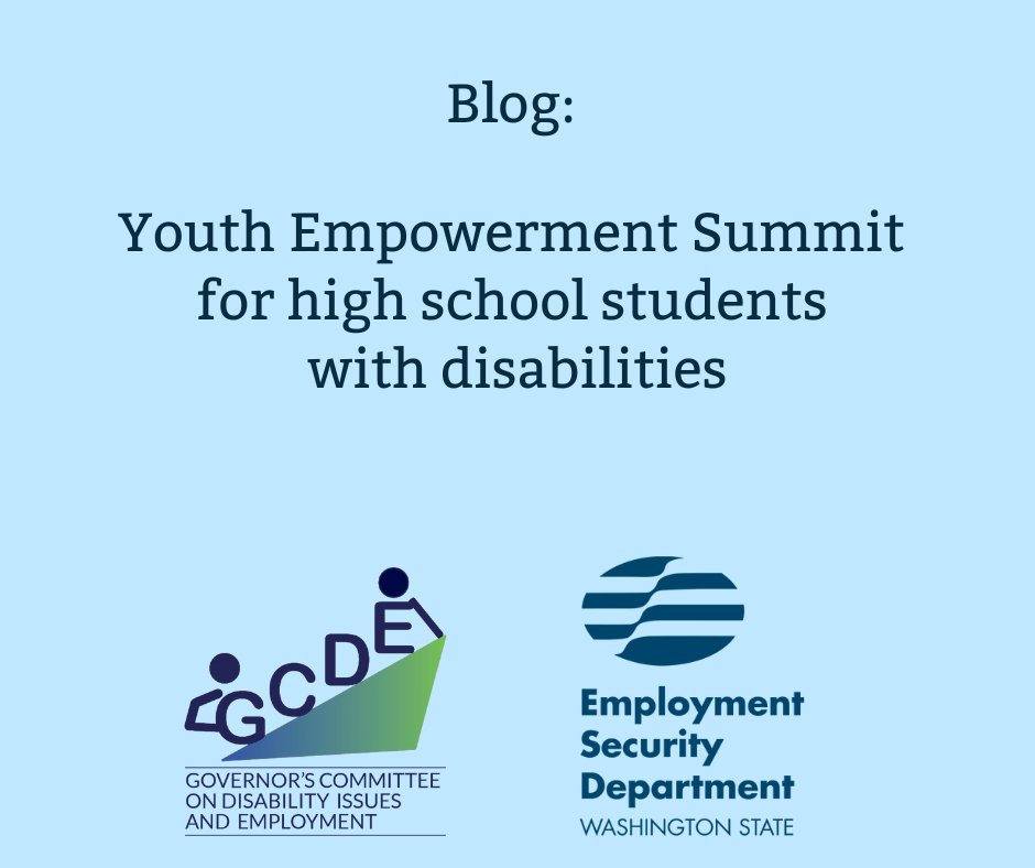 High school students with disabilities: Come to this workshop to learn about self-advocacy, disability justice and combating ableism. Read more and find the registration link here: esd.wa.gov/about-us/blog/…