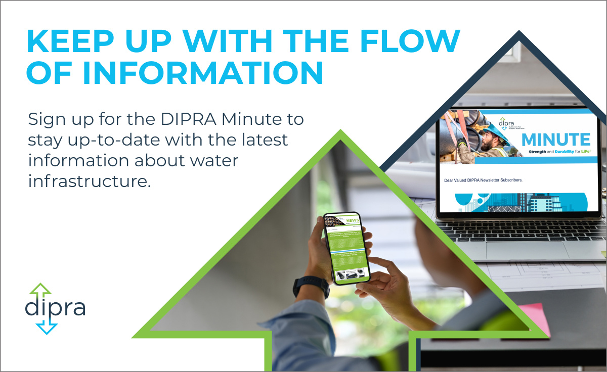 DIPRA_US's tweet image. Safe, reliable water systems don’t happen by chance. Get the latest news on materials science, infrastructure policy, and public health from the experts at DIPRA - subscribe to our newsletter to stay informed!

hubs.la/Q03wl_dV0

#DIPRA #DuctileIronPipe #WaterInfrastructure