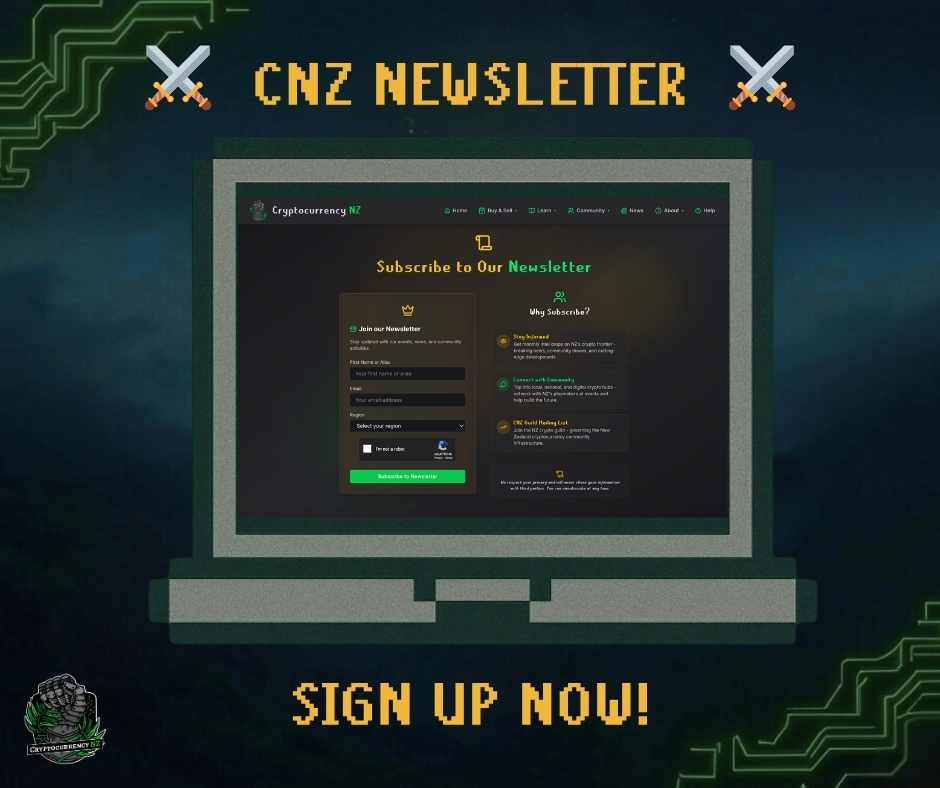 🚨Our newsletter is live! 
Sign up now to stay in the loop with all things CNZ
cryptocurrency.org.nz/newsletter/sub…