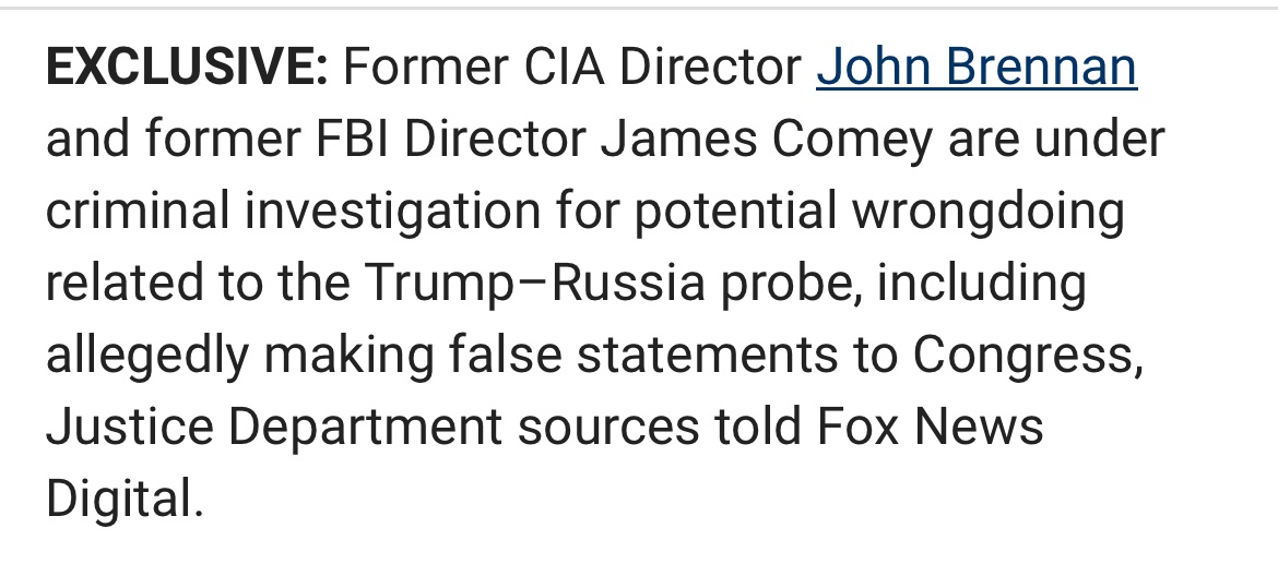 Great news. Hopefully conspiracy charges are being considered given the fraud these two crooks perpetrated on the country for years.