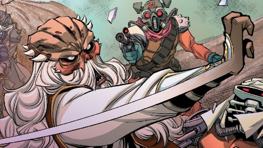 highrepdaily's tweet image. Every day a High Republic character!
150: Pra-Tre Veter