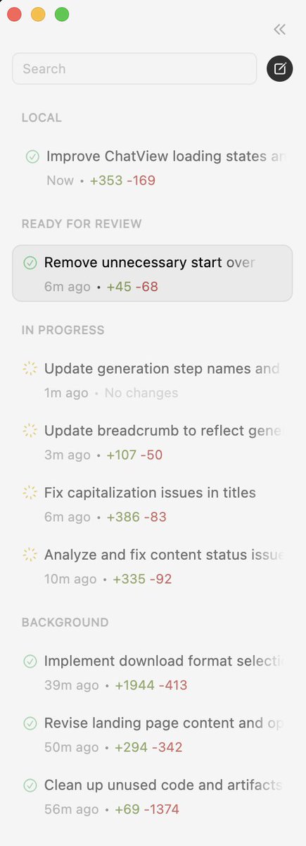 background agents with <a href="/cursor_ai/">Cursor</a> are incredible when you put the time into your environment setup. The UX is beautiful.
