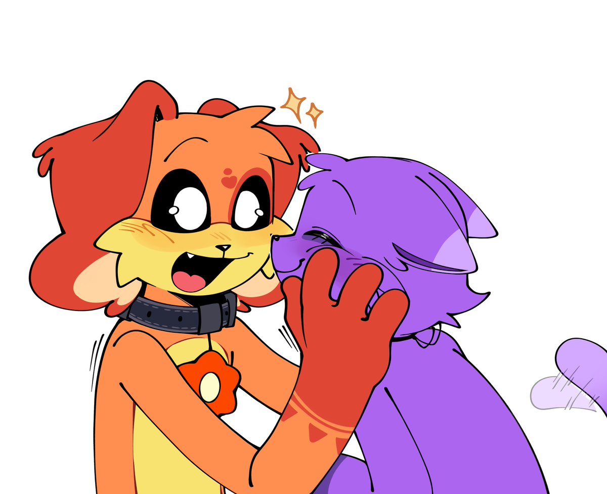 BonanusFanan's tweet photo. "Dogday holding catnap's cheek when he's purring :3" https://t.co/ANFW0Ugp9i
#SmilingCritters #dogday #catnap https://t.co/dMa0bJFqBi