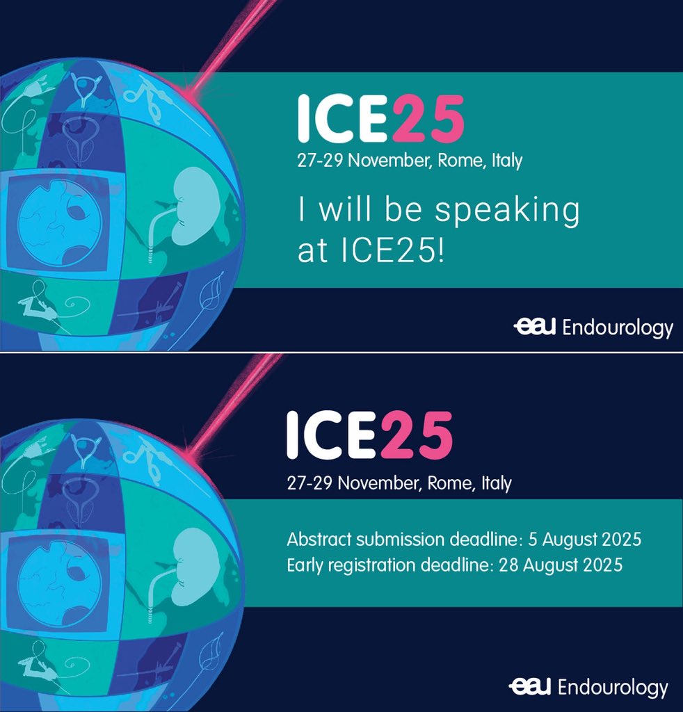 Amelia Pietropaolo (@ameliapietr1) on Twitter photo Looking forward for The new ICE meeting
🌍 international speakers
🥊contest to find the best endourologist in the world
💥new technologies
👩💻case based discussions
All this and much more - watch out for the final programme 👀
<a href="/OTRAXER/">Olivier Traxer</a> <a href="/endouro/">Prof Bhaskar Somani</a> <a href="/YAUEndourology/">YAU ENDOUROLOGY</a> <a href="/PabloNContreras/">Pablo Contreras</a> Looking forward for The new ICE meeting
🌍 international speakers
🥊contest to find the best endourologist in the world
💥new technologies
👩💻case based discussions
All this and much more - watch out for the final programme 👀
<a href="/OTRAXER/">Olivier Traxer</a> <a href="/endouro/">Prof Bhaskar Somani</a> <a href="/YAUEndourology/">YAU ENDOUROLOGY</a> <a href="/PabloNContreras/">Pablo Contreras</a>