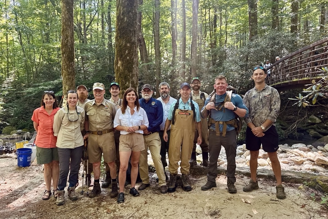 It was wonderful to be with <a href="/SCDNR/">S.C. Dept. of Natural Resources</a> Director Tom Mullikin and the SC7 team today hiking at Jones Gap — a stone’s throw away from my home in the Upstate. 

Eco-tourism is a critical part of our economy and a wonderful way to experience all the natural beauty South Carolina has to