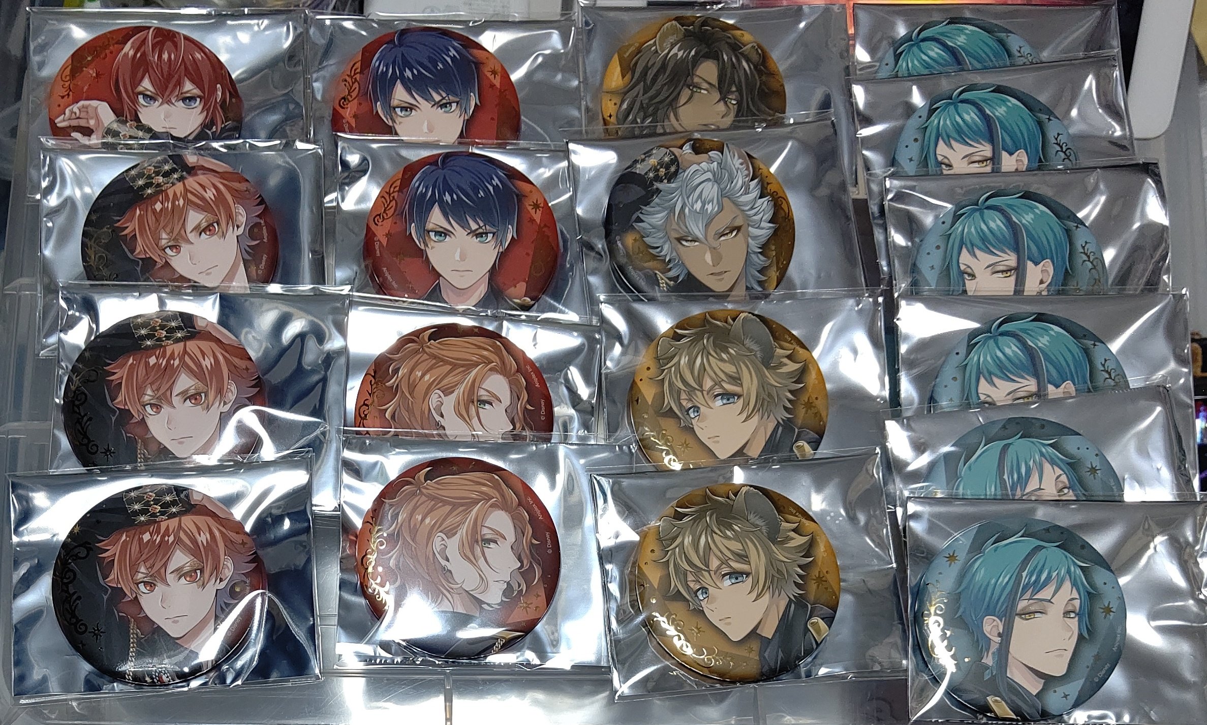 ゆ*奨様 ツイステ ジェイド ブレイジングジュエル 缶バッジ 5
