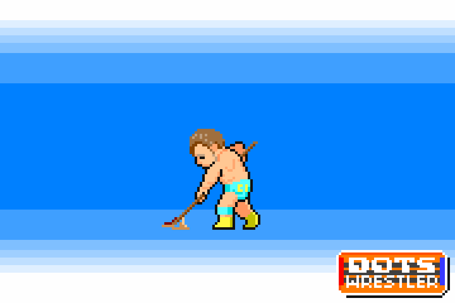 整地作業をするボルチン・オレッグ選手をdotswresterにしました。
その背中から真面目さが滲み出てますね。
2度目のG1で大躍進なるか！？
#njpw #G135 #dotswrestler