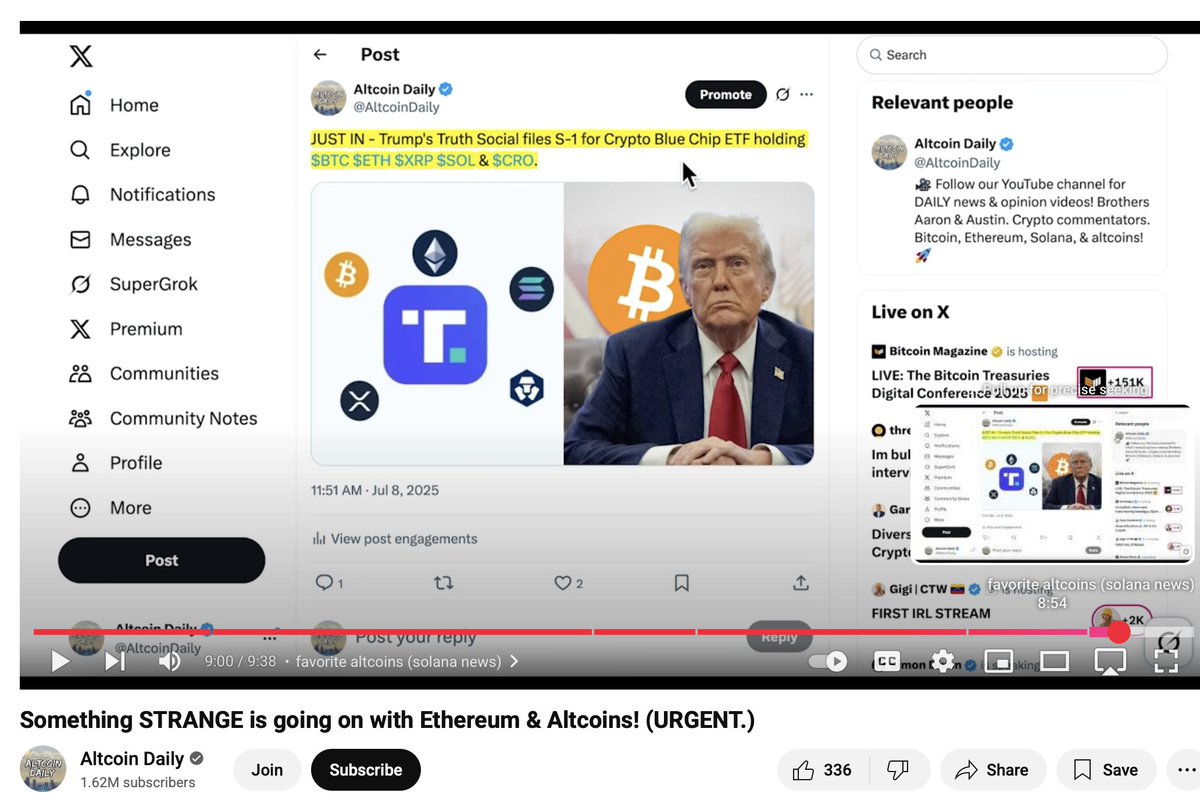 PUMP (@webth3b) on Twitter photo <a href="/AltcoinDaily/">Altcoin Daily</a> putting $COTI in the same breath as $LINK and other top 20 alts.
Current MC 100M for $COTI.... BILLIONS BEFORE YOU KNOW IT. <a href="/AltcoinDaily/">Altcoin Daily</a> putting $COTI in the same breath as $LINK and other top 20 alts.
Current MC 100M for $COTI.... BILLIONS BEFORE YOU KNOW IT.