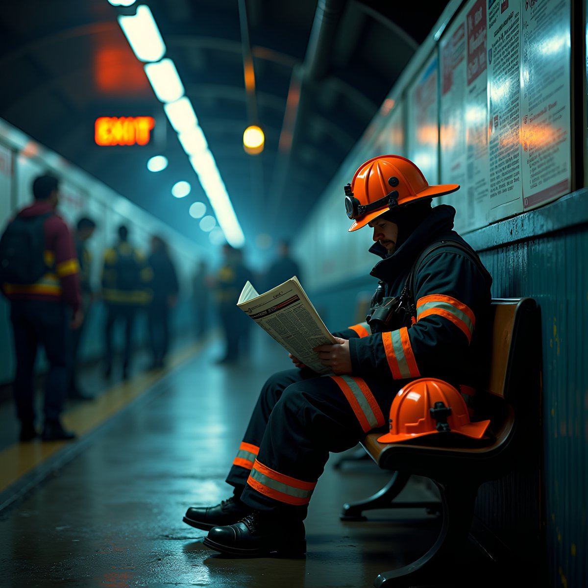PromptSin's tweet image. Safety first! 🚧 Reading up before the next call. #WorkSafe #EmergencyReadiness