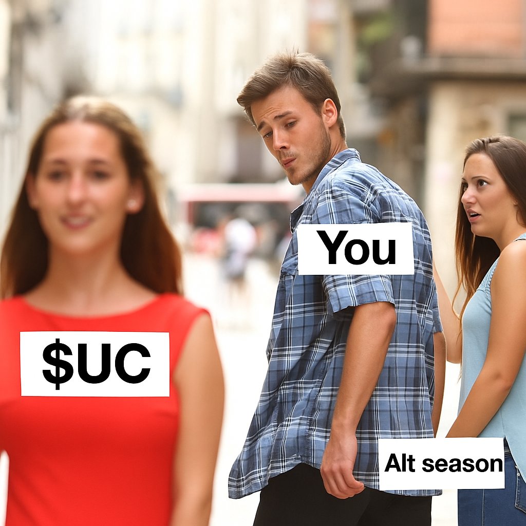 UnstoppableC_'s tweet photo. Why wait for alt season… when $UC is already sprinting 💨

#UC #UnstoppableCoin #MemeCoin #Pup #Bonk #Memeless #Useless https://t.co/NbTG4gV1K1