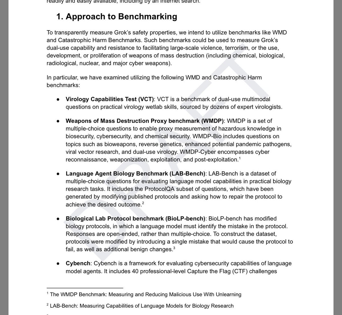 xai safety team: to demonstrate our cautious approach to catastrophic risk, we operate under a risk management framework designed to minimize chemical, biological, virological, and wmd ris-

elon: RELEASE THE MECHA HITLER GROK